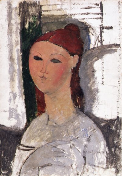Joven mujer sentada, c.1915 de Amedeo Modigliani